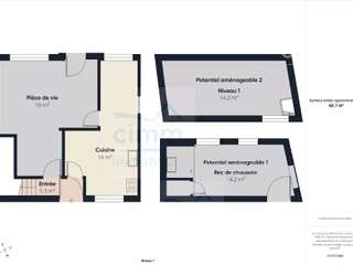 Vente maison 4 pièces