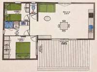 Vente maison 3 pièces
