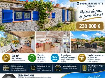 Vente maison 3 pièces Bourgneuf-en-Retz 44
