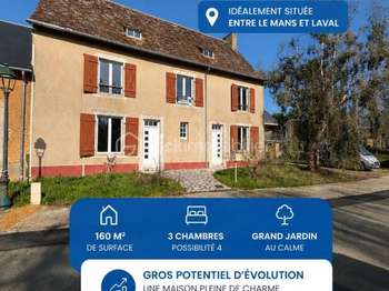 Vente Maison 3 chambresBrains-sur-Gée