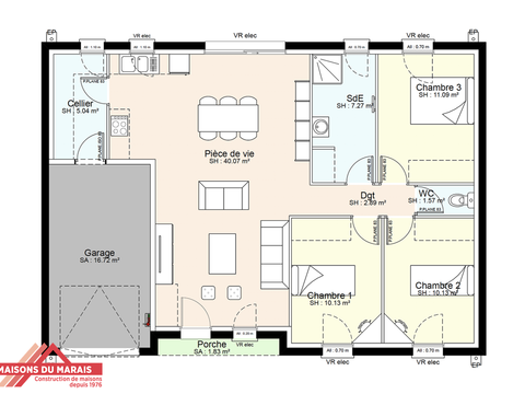 Vente maison 5 pièces