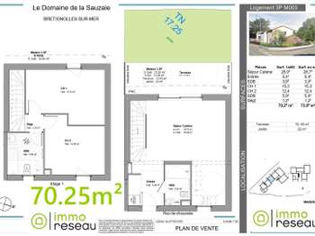 Vente maison 3 pièces Vente maison 3 pièces
