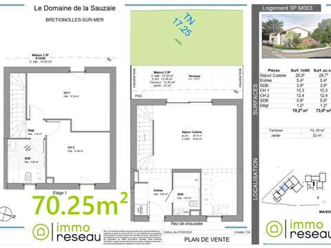 Vente maison 3 pièces