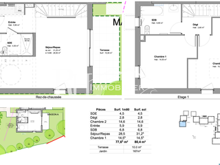 Vente maison 3 pièces