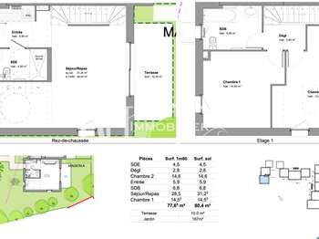 Vente maison 3 pièces