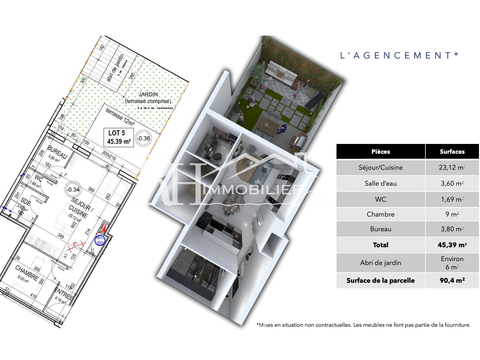 Vente maison 2 pièces
