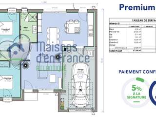 Vente maison 3 pièces