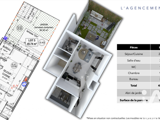 Vente maison 2 pièces
