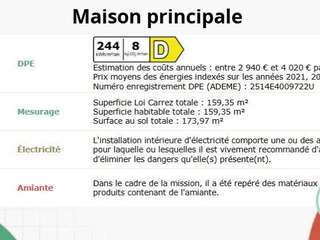 Vente maison 15 pièces