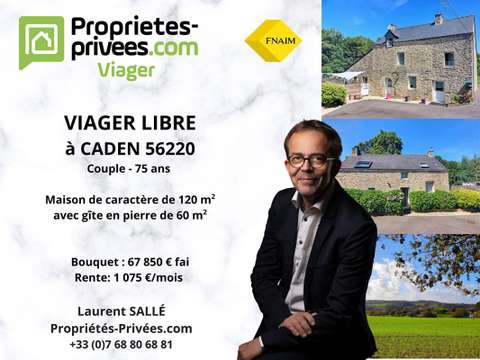 Vente maison 7 pièces Caden 56