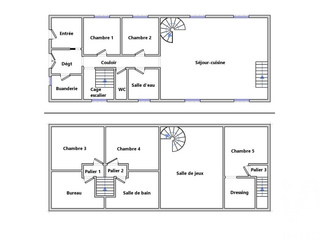 Vente maison 6 pièces