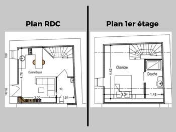 Vente maison 2 pièces Vente maison 2 pièces