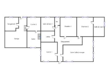 Vente maison 3 pièces