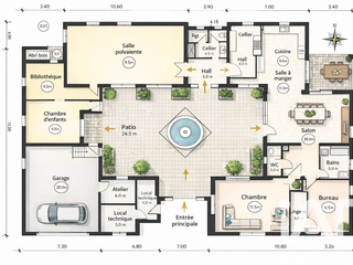 Vente maison 11 pièces