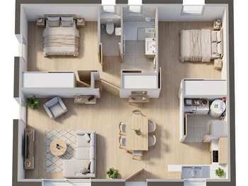 Vente maison 3 pièces