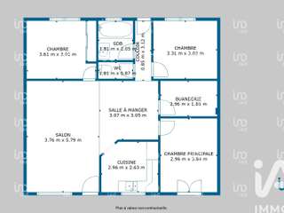 Vente maison 4 pièces