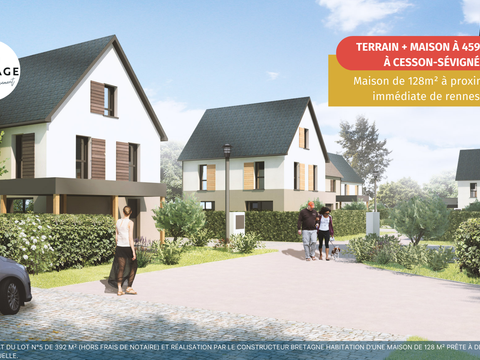 Vente maison 5 pièces Cesson-Sévigné 35