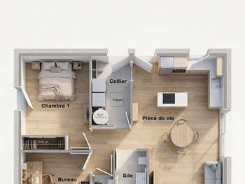 Vente maison 2 pièces Cesson-Sévigné 35