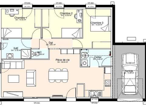 Vente maison 4 pièces