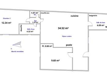 Vente maison 3 pièces