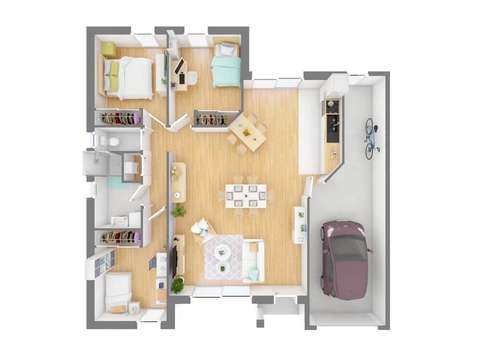 Vente maison 4 pièces