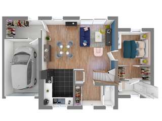 Vente maison 3 pièces