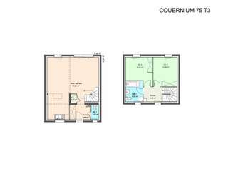 Vente maison 3 pièces