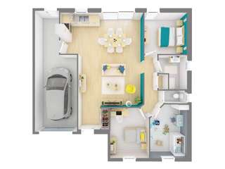 Vente maison 3 pièces