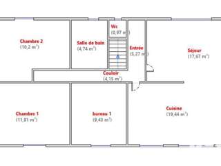 Vente maison 4 pièces