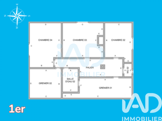 Vente maison 6 pièces