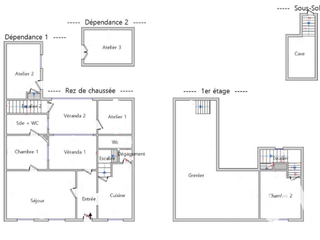 Vente maison 3 pièces Vente maison 3 pièces