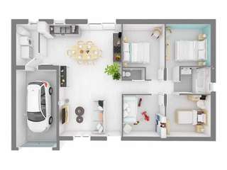 Vente maison 4 pièces