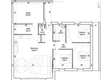 Vente maison 4 pièces
