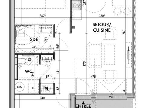 Vente maison 3 pièces