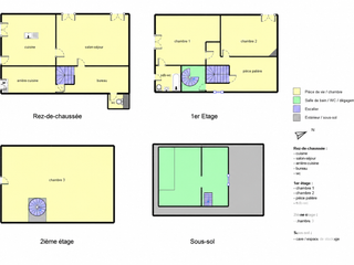 Vente maison 6 pièces Vente maison 6 pièces
