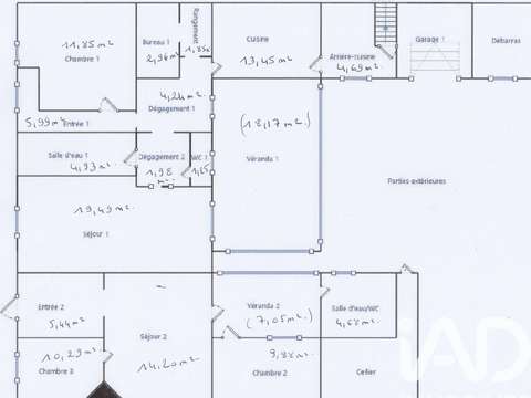 Vente maison 6 pièces