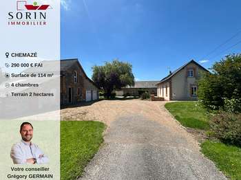 Vente maison 7 pièces Chemazé 53