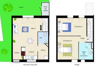 Vente maison 3 pièces