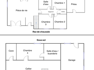 Vente maison 4 pièces