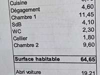 Vente maison 3 pièces