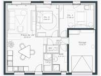 Vente maison 3 pièces