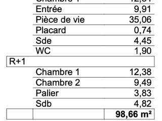 Vente maison 4 pièces