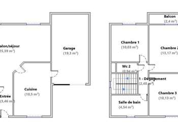 Vente maison 4 pièces