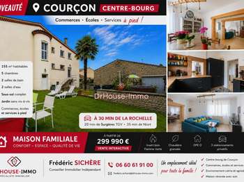 Vente maison 9 pièces Courçon 17