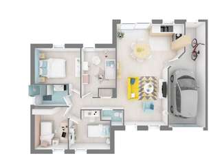 Vente maison 4 pièces