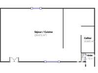 Vente maison 3 pièces