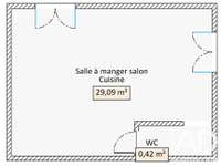 Vente maison 3 pièces Vente maison 3 pièces
