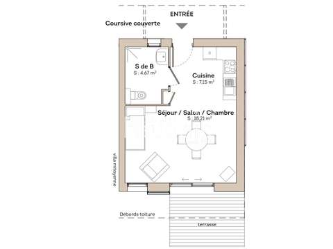 Vente maison 1 pièce