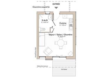 Vente maison 1 pièce