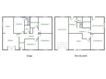 Vente maison 6 pièces Coutras 33